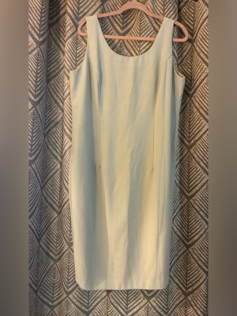 Night Studio NY sleeveless mint green Midi Shift Dress